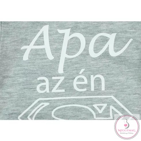 Hosszú ujjú feliratos baba body, 86-os