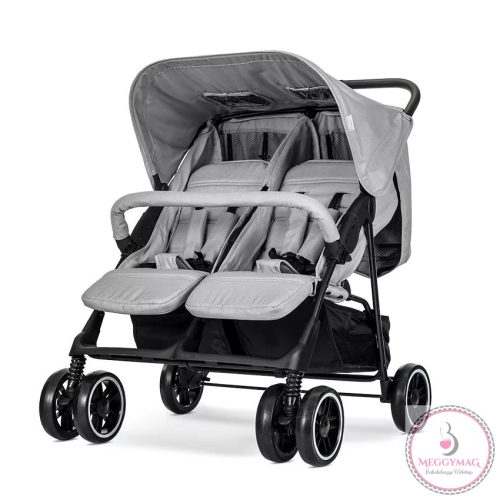 Lorelli Twin iker babakocsi - Grey + táska