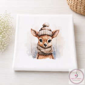 Mintás textil pelenka  - Őzike 