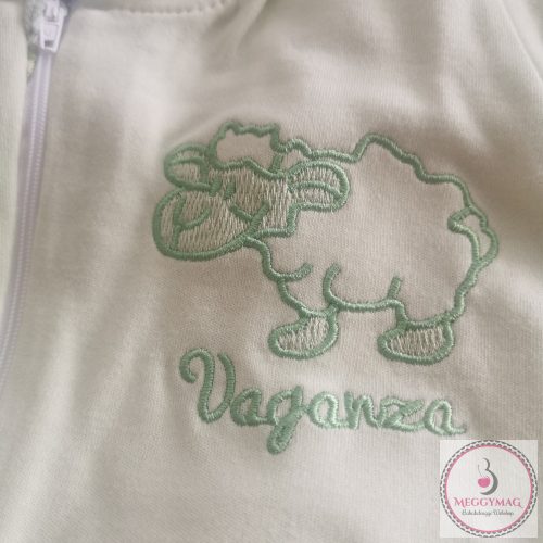 Vaganza kamáslis tipegő hálózsák pamut hímzett (SZ.H.) - Zöld - Kacsa! 110-es