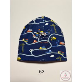 Minimanó pamut sapka Munkagép 52 cm  