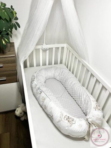 Gyönyörű pamut-minky babaszoba szett Szafari 