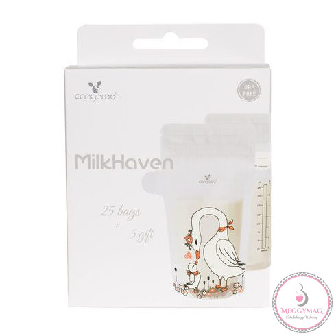 Cangaroo MILKHAVEN tejtároló zacskó 25+5 db 200 ml/db
