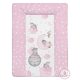 Pelenkázó lap puha kicsi 50*70 cm Bébi elefánt pink 