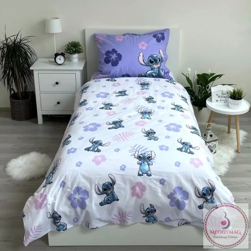 Disney Lilo és Stitch, A csillagkutya Blooming ágyneműhuzat 140×200cm, 70×90 cm