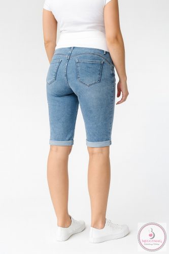 Koptatott capri fazonú kismama farmer - S