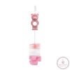 Lorelli cumi és cumisüvegmosó kefe - Macis pink 