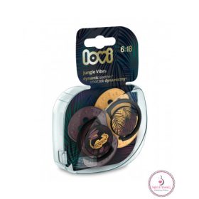   Lovi Dinamikus nyugtató cumi Jungle Vibes girl 6-18hó 2db UTOLSÓ DARABOK! 