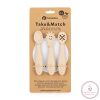 PETITE&MARS Szilikon gyakorló kanál szett 3 db Take&Match Desert Sand 6m+