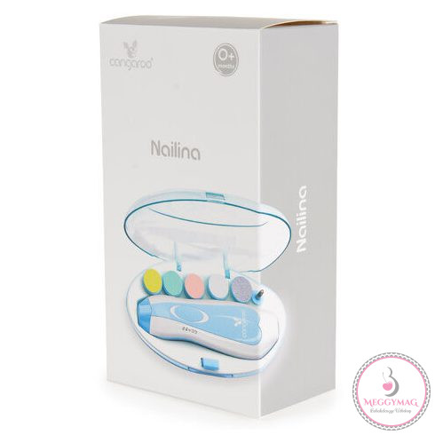 NAILINA elektromos körömreszelő SZÜRKE, KÉSZLETEN A BOLTBAN!
