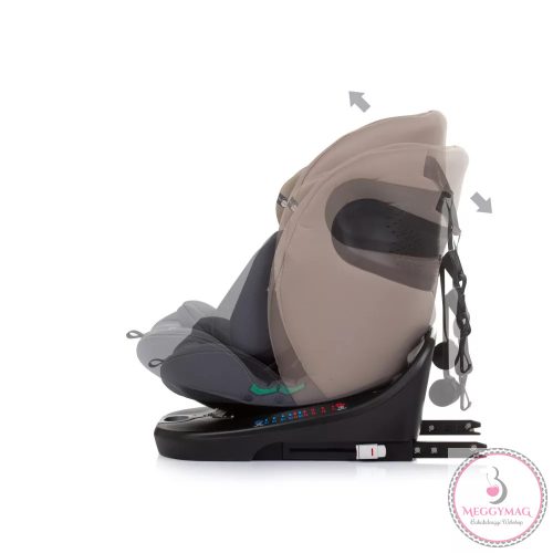 Chipolino Motion 360 autósülés I-Size 40-150cm - Macadamia 