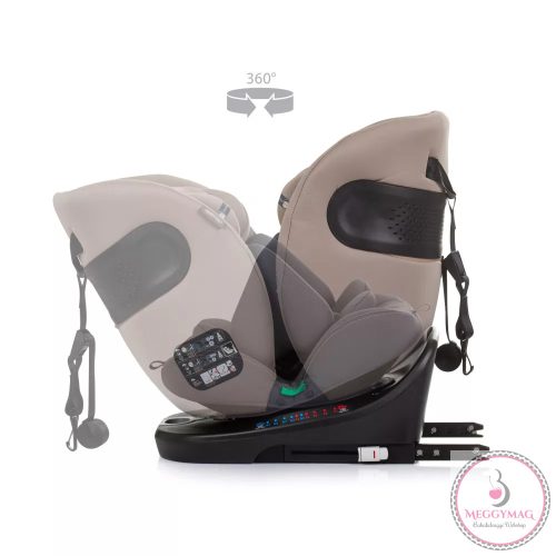 Chipolino Motion 360 autósülés I-Size 40-150cm - Macadamia 