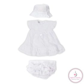 BB gyönyörű 3 részes madeirás kislány szett 62-68