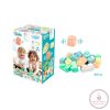 MOCHTOYS Play&Squish építőkocka dobozban 24 db-os puha építőjáték PASZTELL KÉSZLETEN A BOLTBAN!