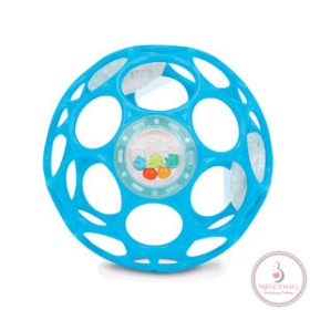 OBALL játék RATTLE 10cm blue 0hó+
