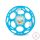 OBALL játék RATTLE 10cm blue 0hó+