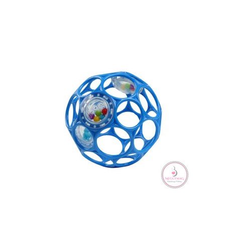 OBALL játék RATTLE 10cm blue 0hó+