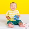 OBALL játék RATTLE 10cm blue 0hó+