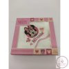 Disney Minnie egér kapucnis babatörölköző  70×70 cm Pink
