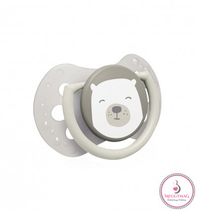 Lovi dinamikus nyugtató cumi Buddy Bear 0-2 hó Mini 2 db.
