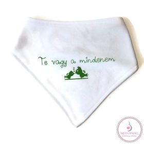 Feliratos nyálkendő, kifordítható