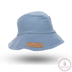 BB Duplagéz nyári halász kalap 86-92 Farmerkék 