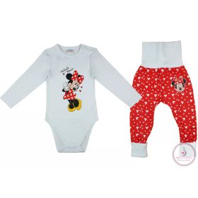   Disney Minnie szívecskés 2 részes baba szett 2:1 méret, 92-98-as