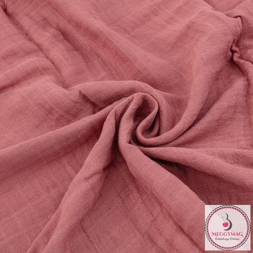 PETITE&MARS Bambusz muszlin 2db-os kifogó szett Misty Rose Rainbow, 120 x 120 cm