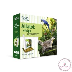   Állatok világa: Tolki hangoskönyv készlet interaktív beszélő tollal!