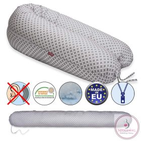 Scamp szoptatós párna univerzális pamut Pick Grey SZPE097