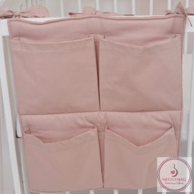 Zsebes tároló kiságyra vintage rózsaszín 