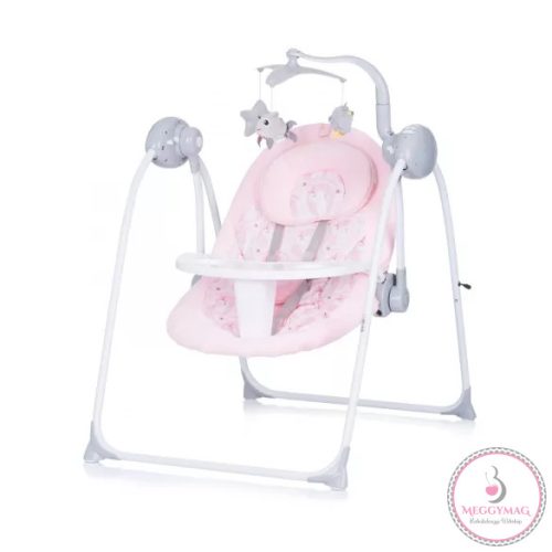 Chipolino Nux elektromos babahinta és pihenőszék 9 kg-ig - Blush