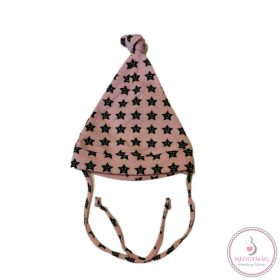 Vaganza pamut sapka Rózsaszín/fekete csillag 40-es