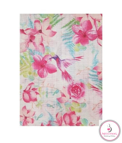 Vaganza mintás textil pelenka 60*80 cm Kolibri 