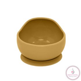   PETITE&MARS Szilikon tál tapadókoronggal TAKE&MATCH Intense Ochre 6m+