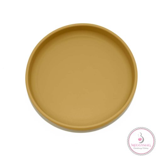 PETITE&MARS Szilikon tányér tapadókoronggal TAKE&MATCH Intense Ochre 6m+