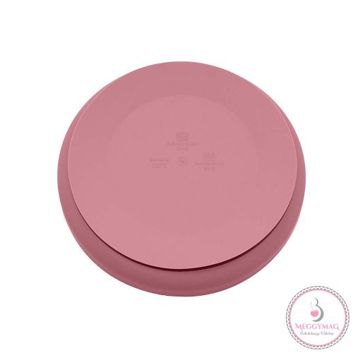 PETITE&MARS Szilikon tányér tapadókoronggal TAKE&MATCH Dusty Rose 6m+