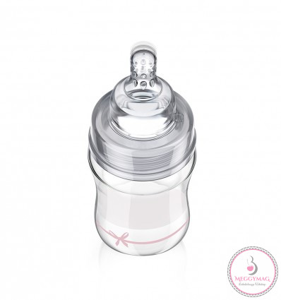 Lovi cumisüveg Diamond Glass 150ml 0hó+ Baby Shower lány