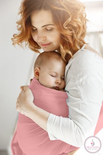 Cangaroo Cherish hordozókendő pink, KÉSZLETEN A BOLTBAN!