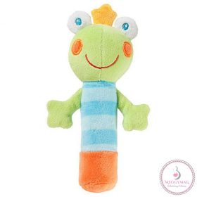   Baby Nova Squeezy -Soft Toy With Squeak, béka UTOLSÓ DARAB! 