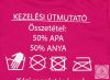 Feliratos bébi kombidressz| Kezelési útmutató, 80-as