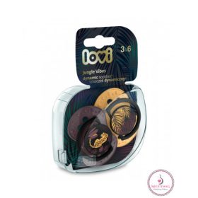   Lovi Dinamikus nyugtató cumi Jungle Vibes girl 3-6hó 2db UTOLSÓ DARAB! 