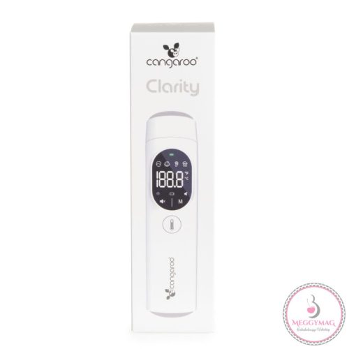 CLARITY infrás hőmérő érintésmentes LED-es, elemes, 2in1, KÉSZLETEN A BOLTBAN!