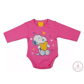 Hosszú ujjú baba body Snoopy mintával 80-as