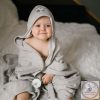 BabyOno fürdőlepedő kapucnis bambusz 100x100cm szürke koala 346/06