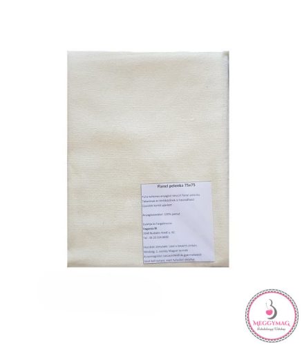 Flanel pelenka  75x75cm – Ekrü 