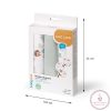 BabyOno textilpelenka színes 3db acélszürke sünimintás 348/16