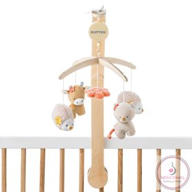   Nattou zenélő-forgó plüss fa állvánnyal Mila, Zoe and Lana