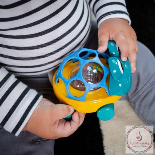 OBALL Autó és csörgő 2in1 Curious Car teknős Neptune™ 3hó+