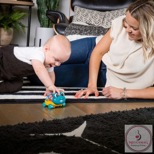 OBALL Autó és csörgő 2in1 Curious Car teknős Neptune™ 3hó+